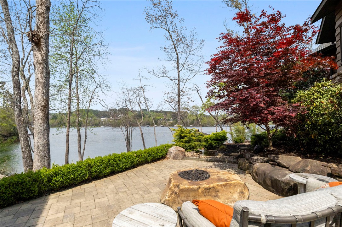 195 Village View Drive Sunset, SC 29685 - Photo 8 of 48 This private patio offers tranquil water views, perfect for peaceful outdoor living.