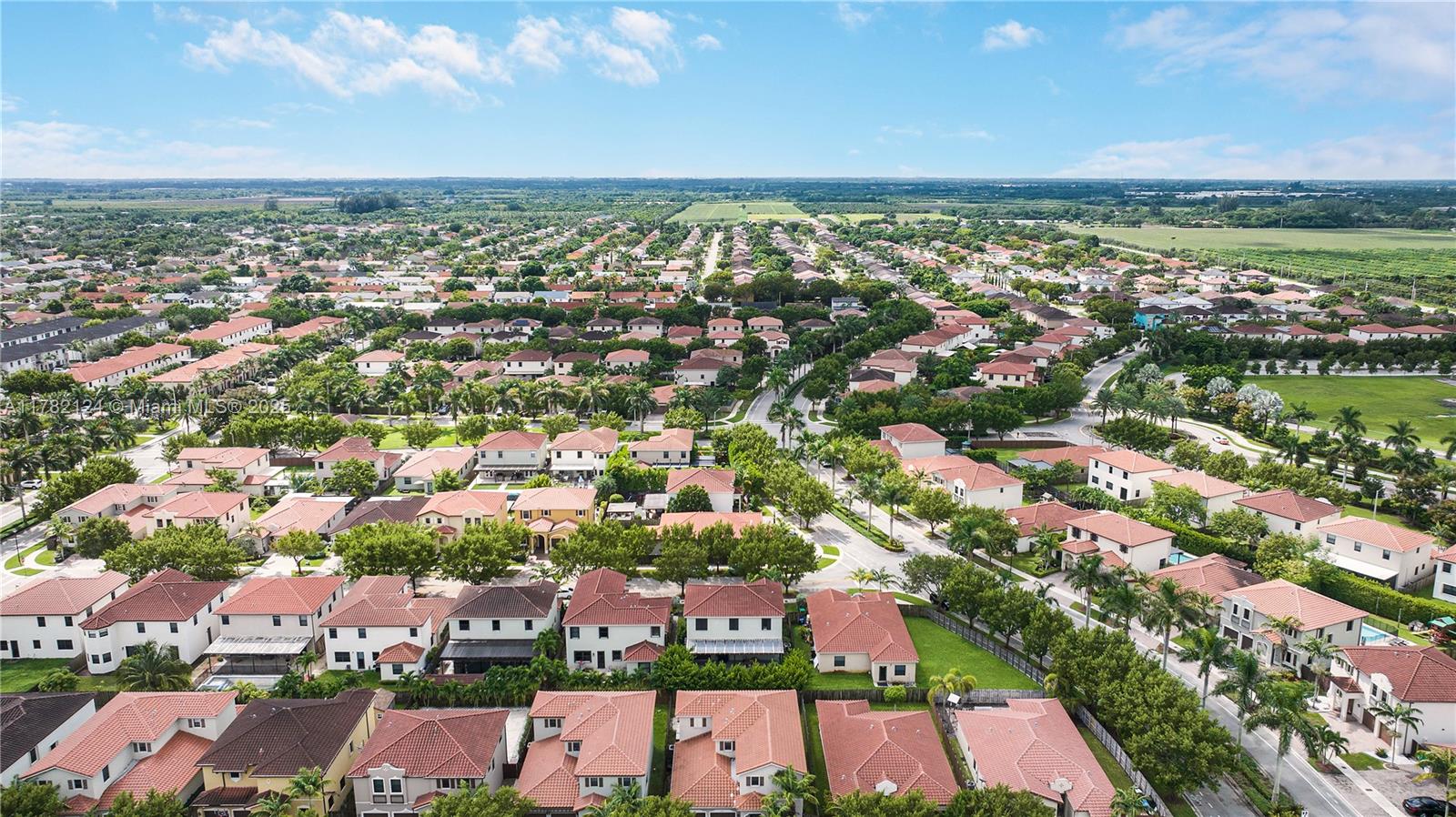 15451 Southwest 173rd Lane Miami, FL 33187 - Photo 17 of 17 an aerial view of residential houses with outdoor space