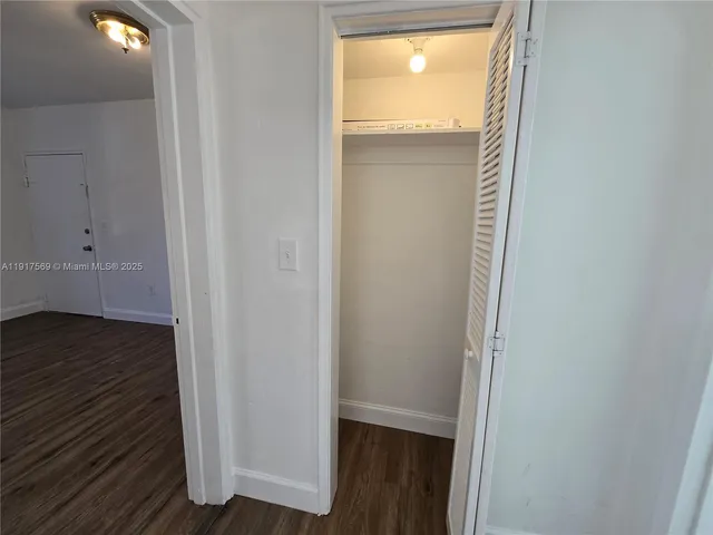 a view of walk in closet
