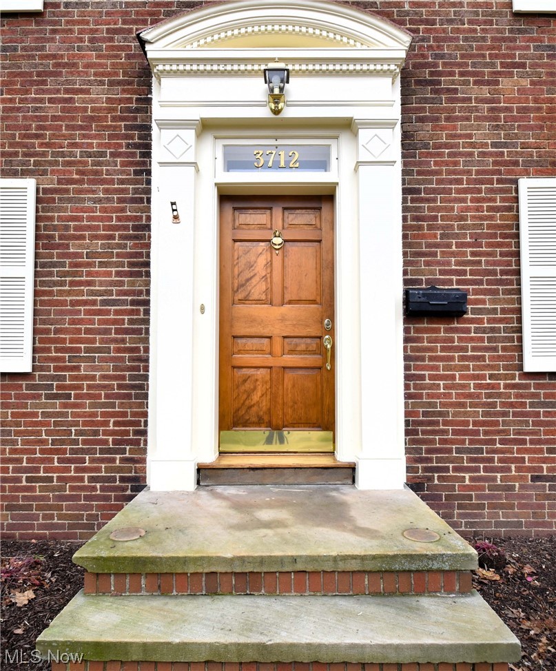 3712 Traver Road Beachwood, OH 44122 - Photo 33 of 43 Restored front door and front stoop