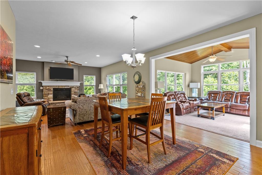 242 Kings Road Washington, PA 15301 - Photo 12 of 42 a view of a dining room with furniture window and wooden floor