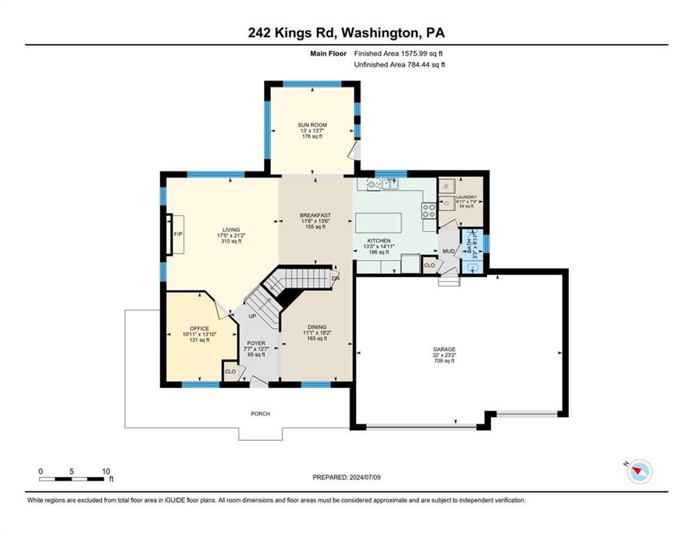 242 Kings Road Washington, PA 15301 - Photo 40 of 42 a picture of floor plan