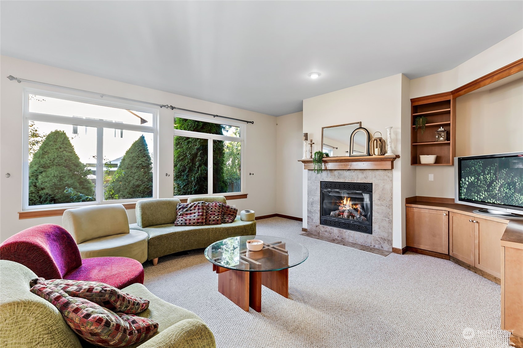 133 185th Place Southwest Bothell, WA 98012 - Photo 5 of 32 a living room with furniture fireplace and window