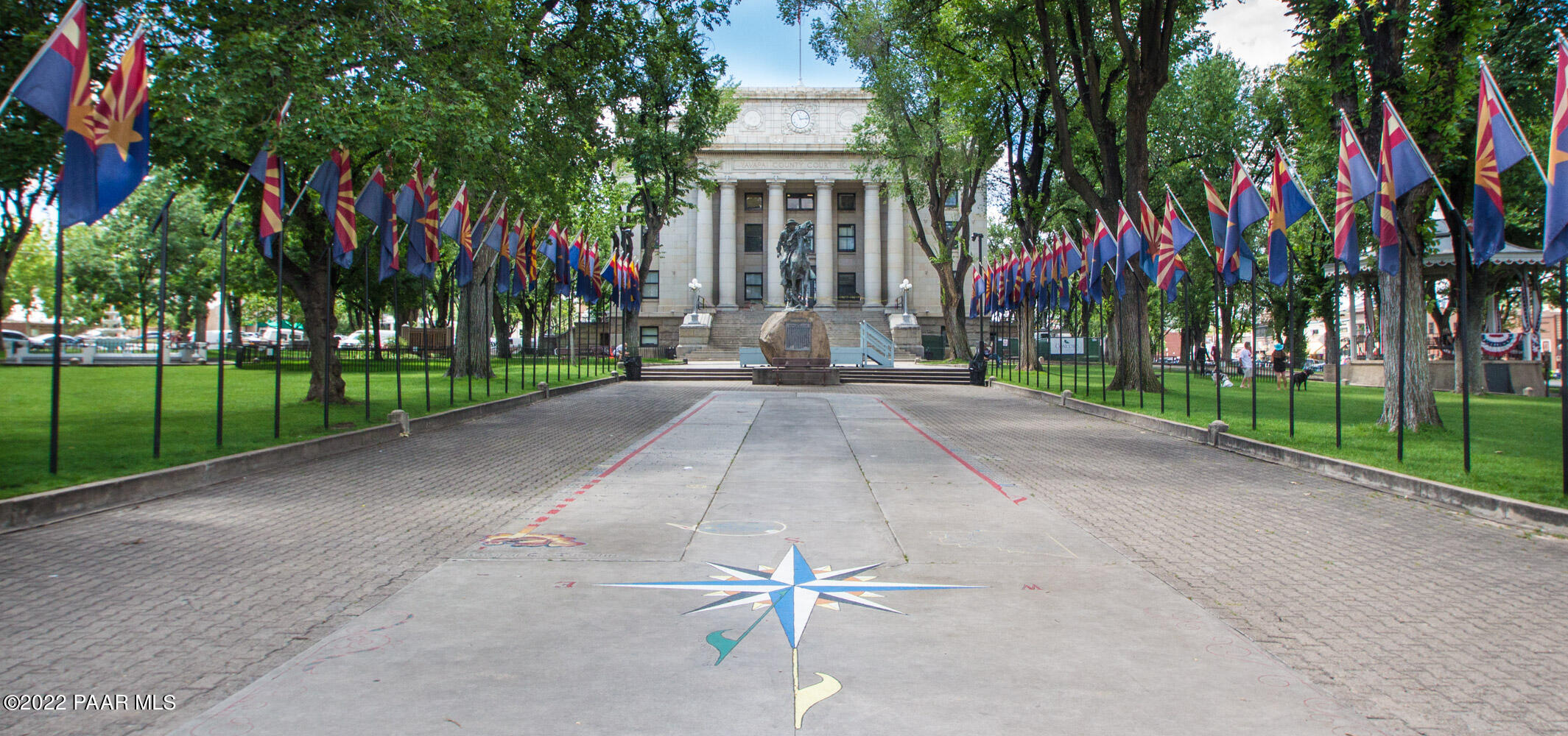 1828 Meadowbrook Road Prescott, AZ 86303 - Photo 16 of 23 Downtown of Courthouse with flags