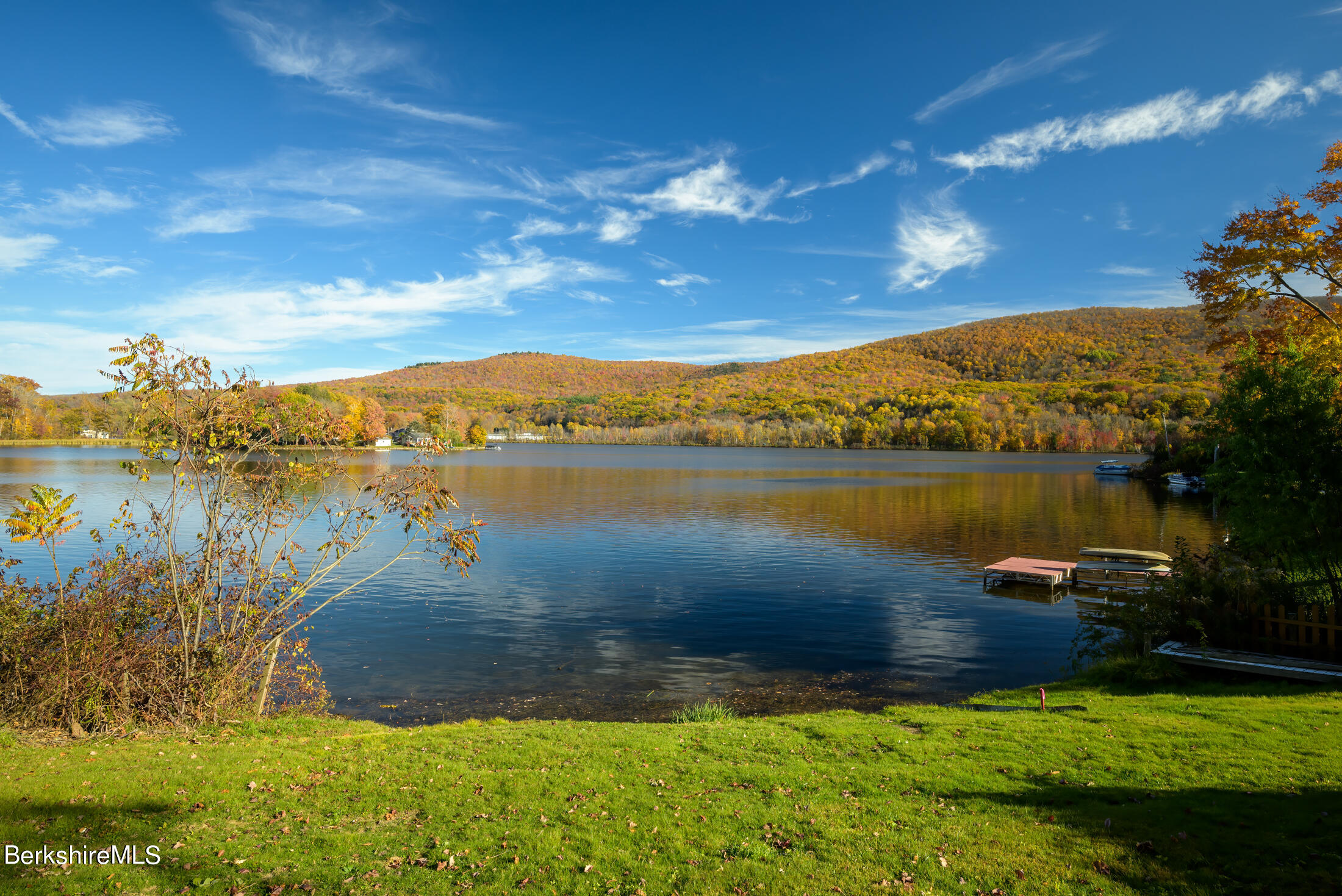 153 Shadowland Cove Road Cheshire, MA 01225 - Photo 3 of 22 96' of lake frontage