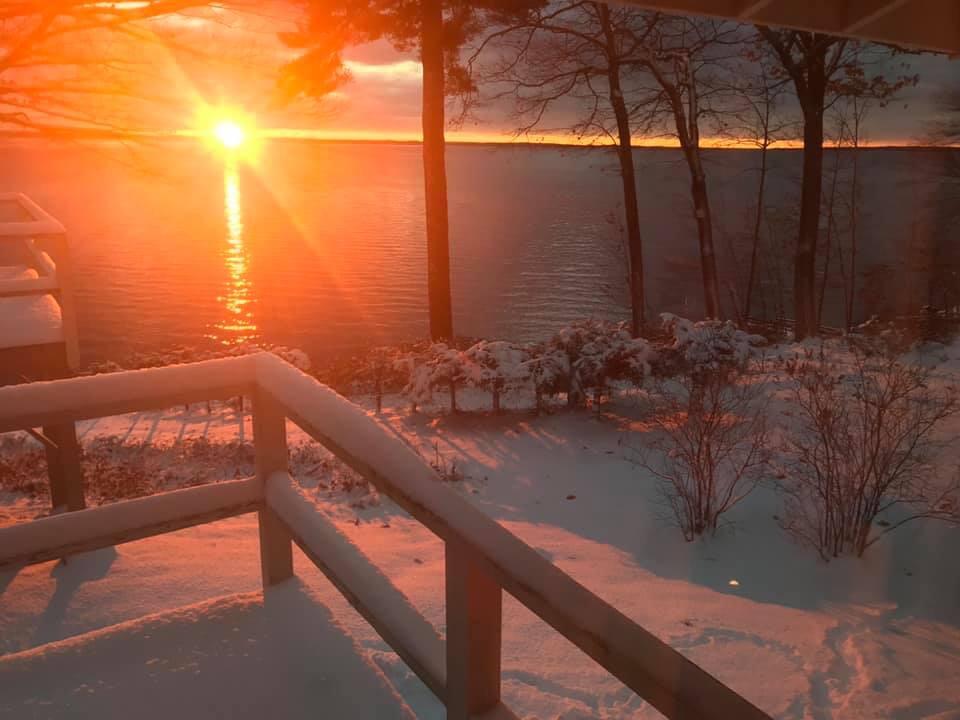 20 Terrace Road Sebago, ME 04029 - Photo 12 of 16 winter sunset