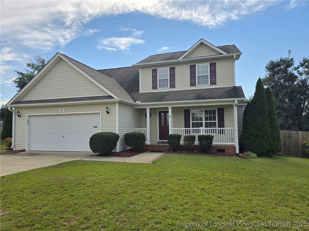 115 Haywood Street Spring Lake, NC 28390 - Photo 2 of 35 a house view with a garden space