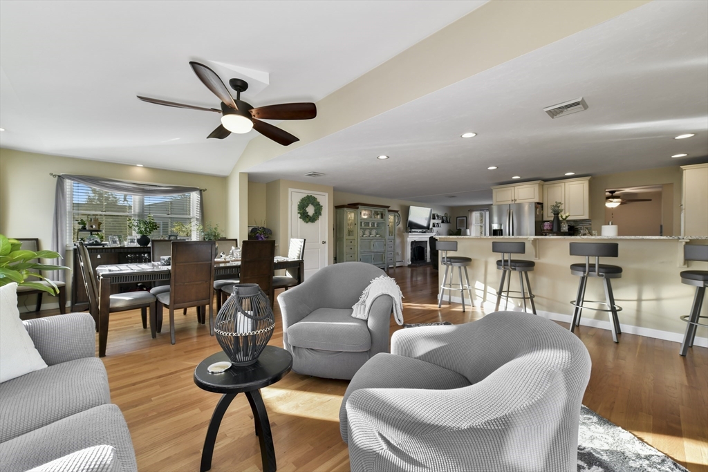 36 Taft Avenue Beverly, MA 01915 - Photo 6 of 36 a living room with furniture and a view of kitchen