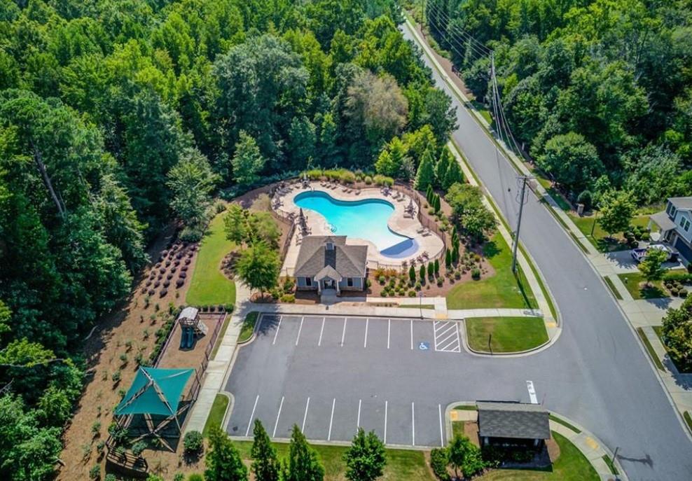 2779 Morgan Spring Trail Buford, GA 30519 - Photo 41 of 64 an aerial view of house with yard swimming pool and outdoor seating