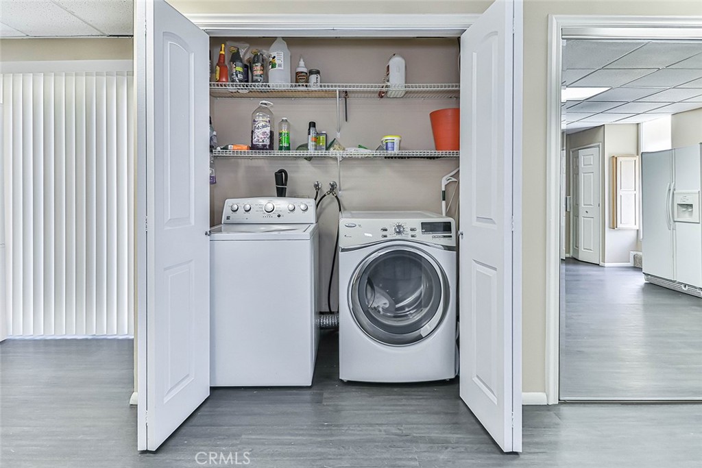 19051 Los Alimos Street Porter Ranch, CA 91326 - Photo 37 of 59 a view of washer and dryer in a room