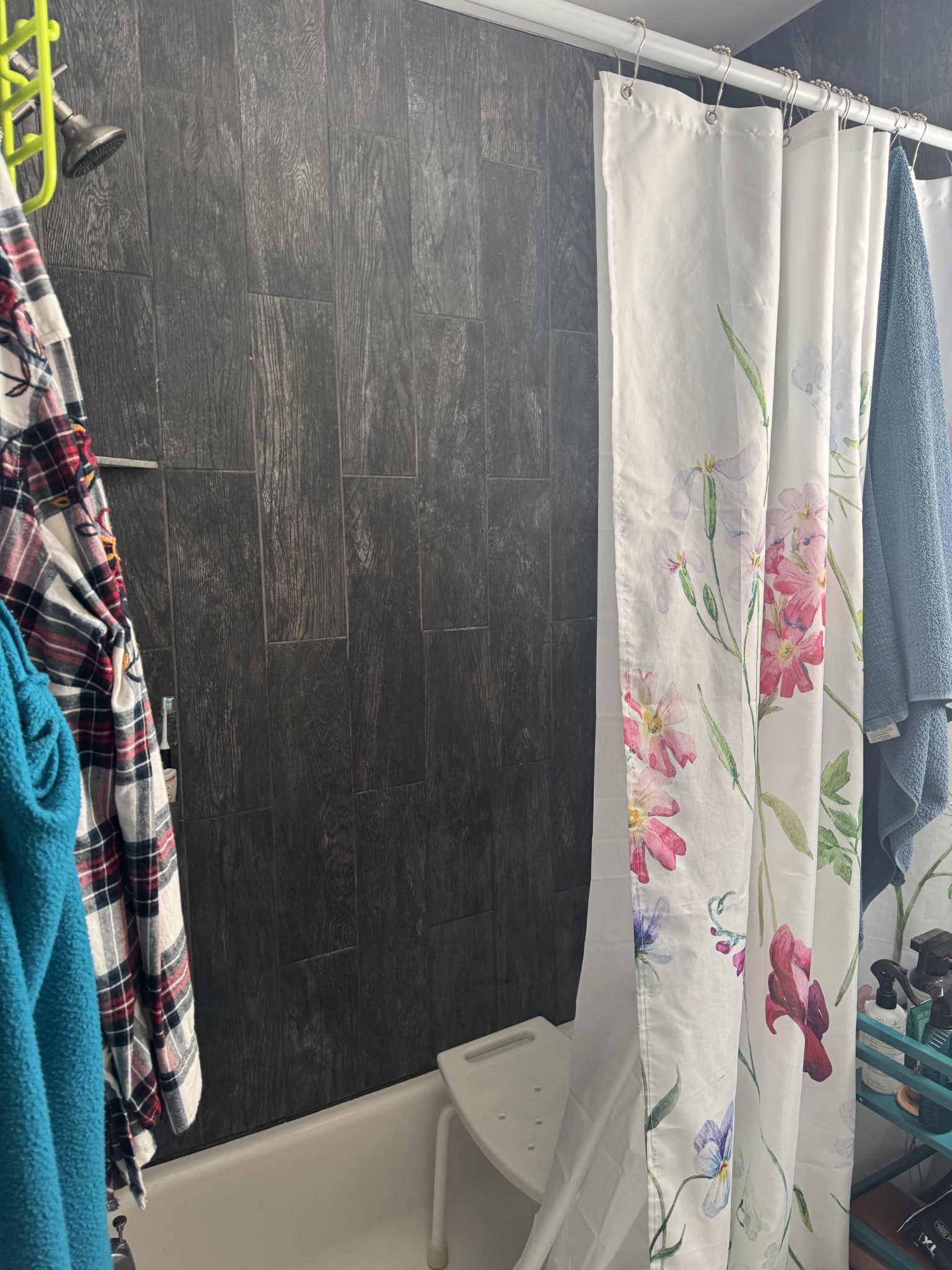 611 Estes Street Smithville, TN 37166 - Photo 7 of 9 a bathroom with a shower curtain and a curtain