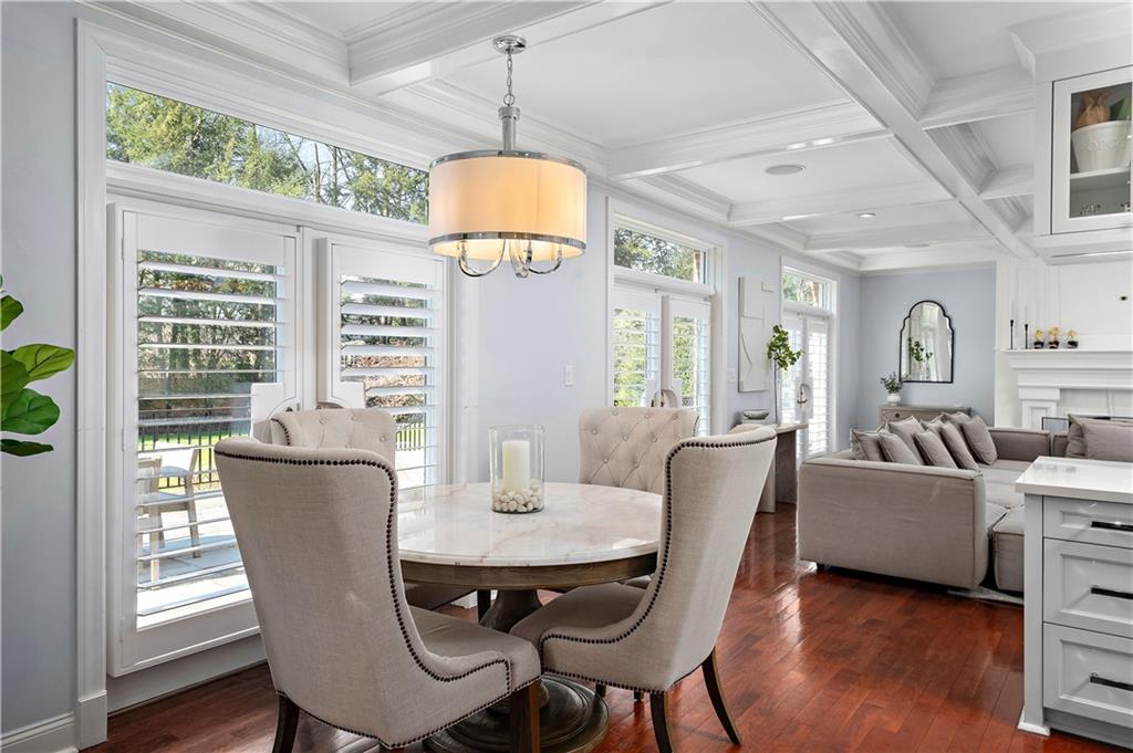 515 Maple Lane Sewickley, PA 15143 - Photo 15 of 42 a view of a dining room with furniture window and wooden floor