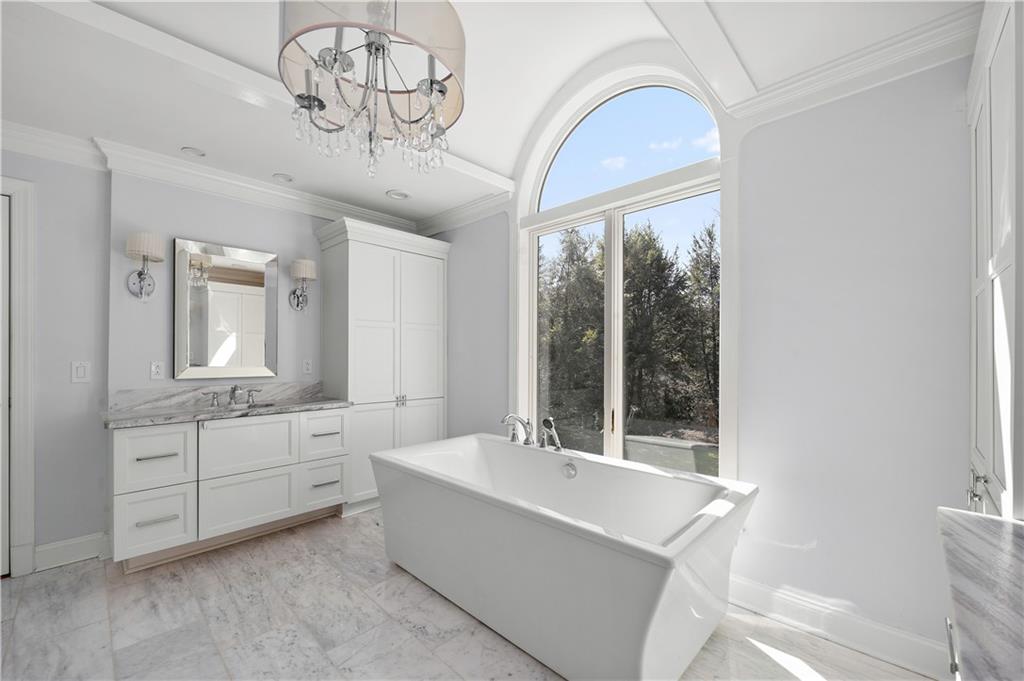 515 Maple Lane Sewickley, PA 15143 - Photo 28 of 42 a large spacious bathroom with a large tub and shower