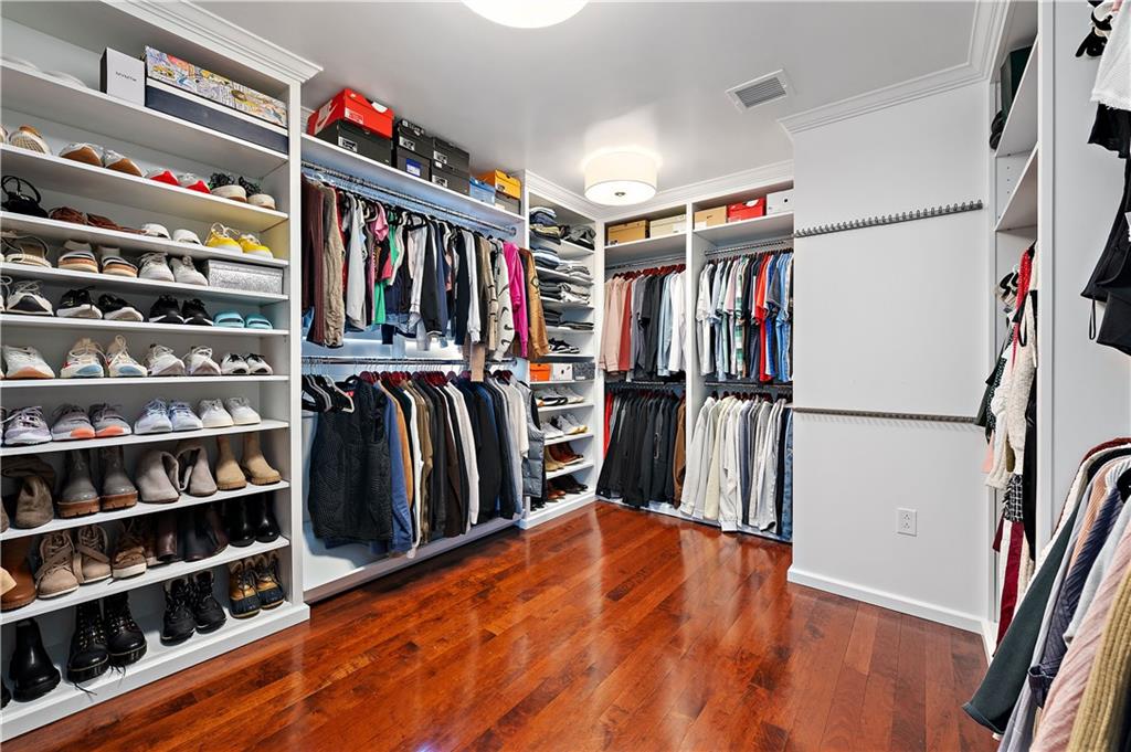 515 Maple Lane Sewickley, PA 15143 - Photo 29 of 42 a view of walk in closet with clothes and shoes