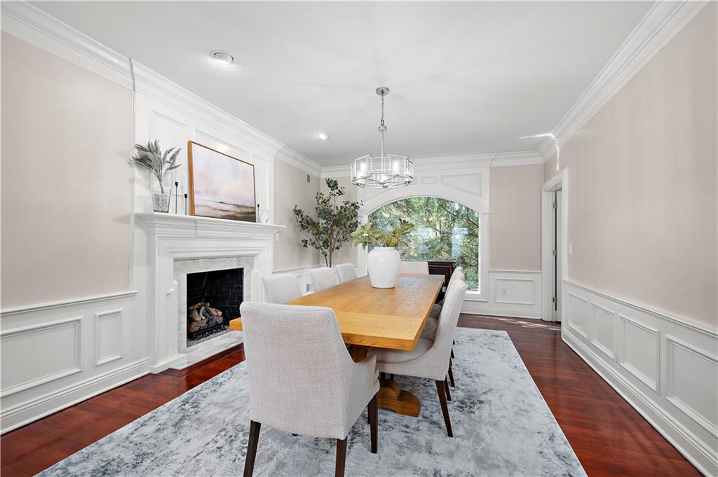 515 Maple Lane Sewickley, PA 15143 - Photo 9 of 42 a view of a dining room with furniture window and wooden floor