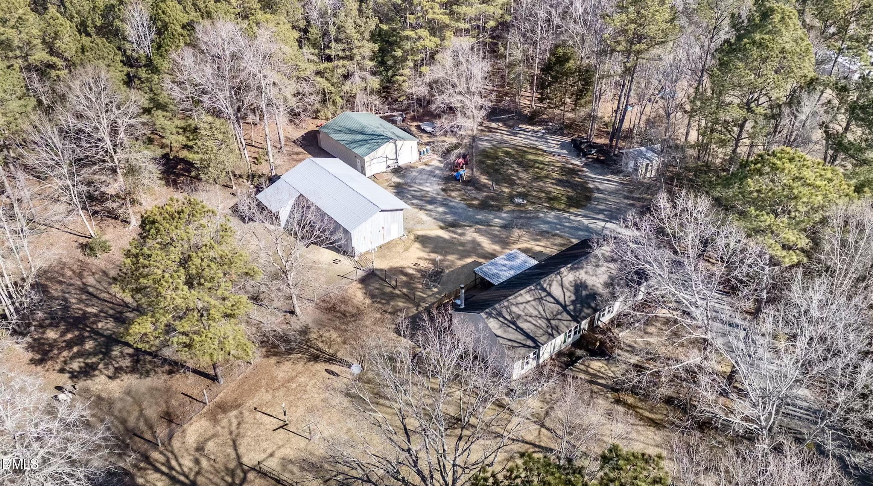2465 Shoeheel Road Selma, NC 27576 - Photo 30 of 36 an aerial view of houses with yard
