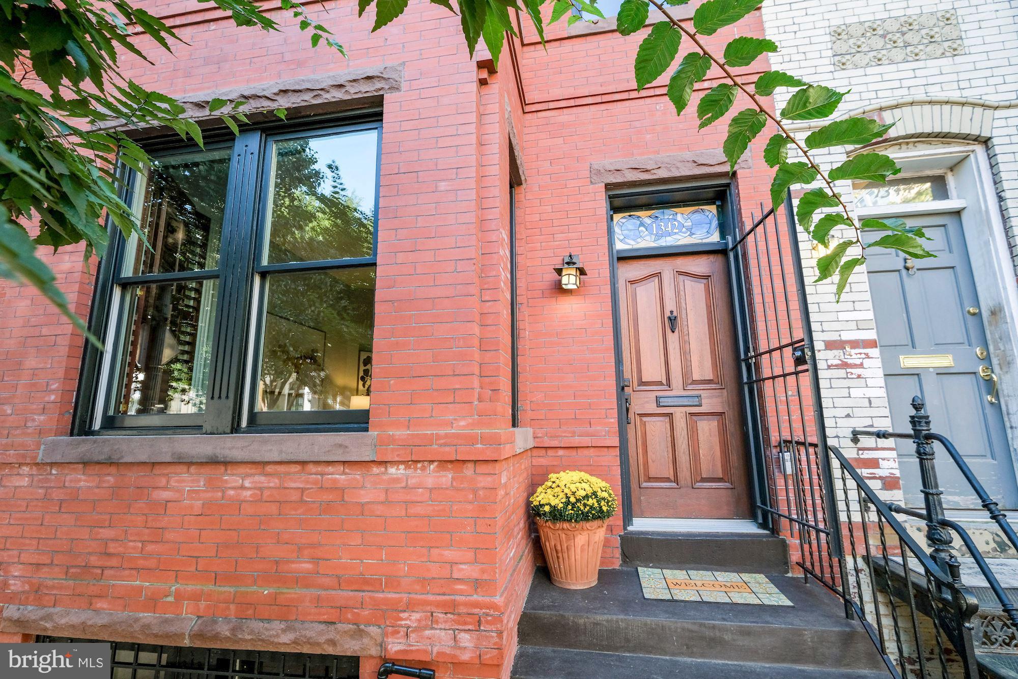 1342 Wallach Place Northwest Washington, DC 20009 - Photo 2 of 36 Handsome Brick Facade