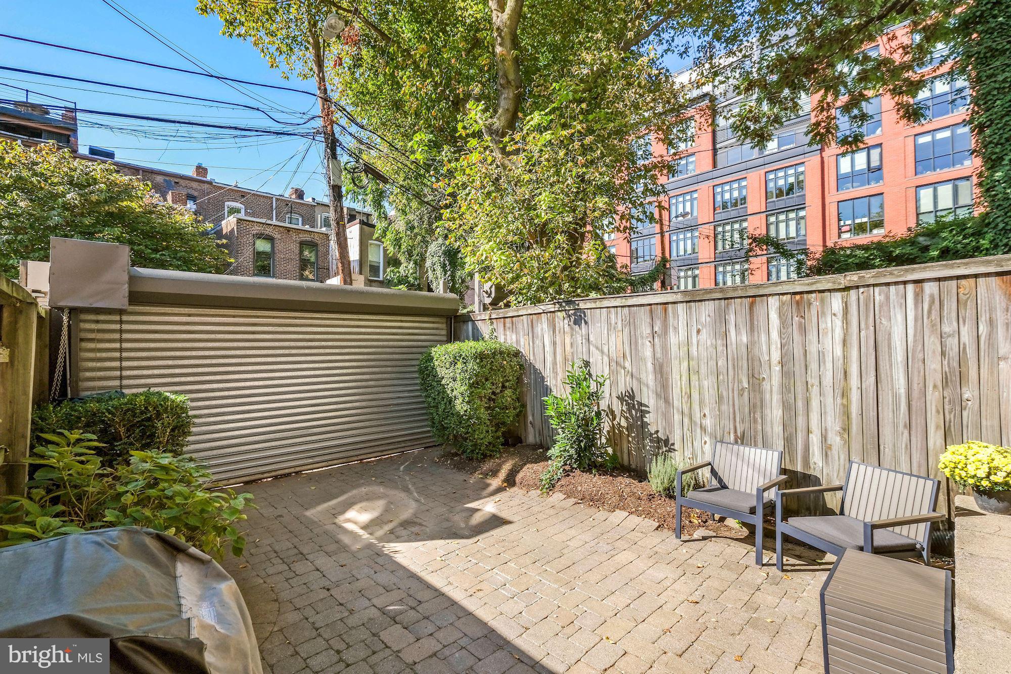 1342 Wallach Place Northwest Washington, DC 20009 - Photo 25 of 36 Flexible Backyard for Entertaining or Parking