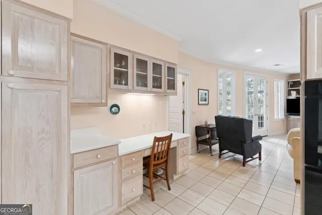 a spacious bathroom with a granite countertop sink mirror and shower
