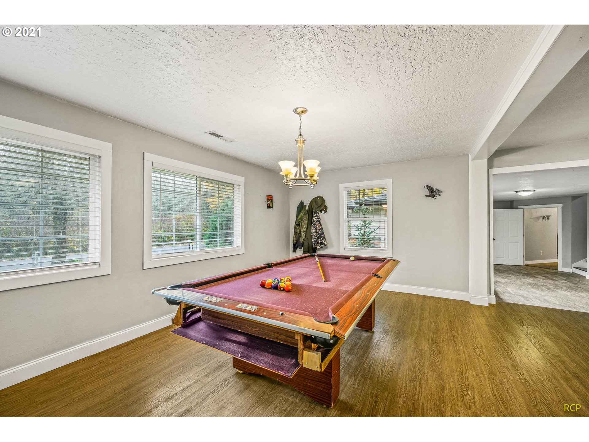 6732 Southeast Telford Road Gresham, OR 97080 - Photo 13 of 27 a room with pool table and windows