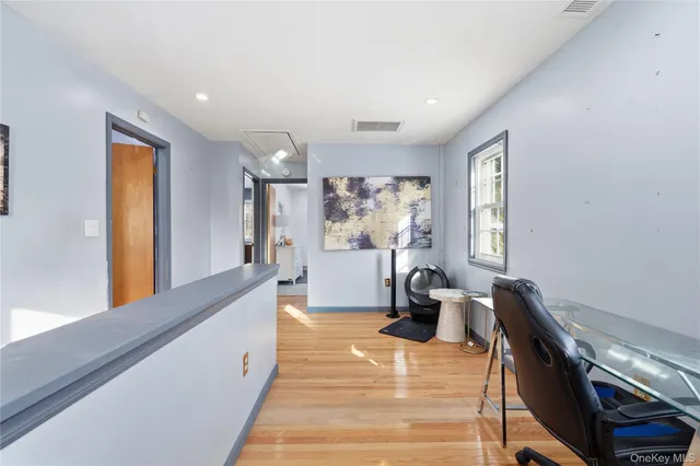 a view of a living room and a window