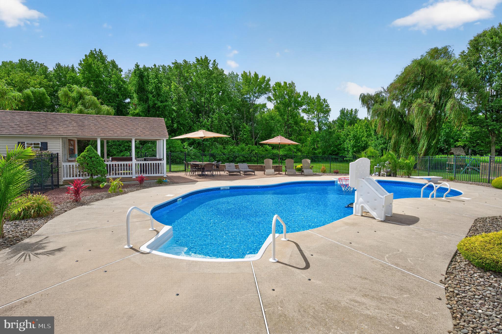 712 Rachael Drive Mickleton, NJ 08056 - Photo 44 of 67 Pool w/outdoor seating & pool house