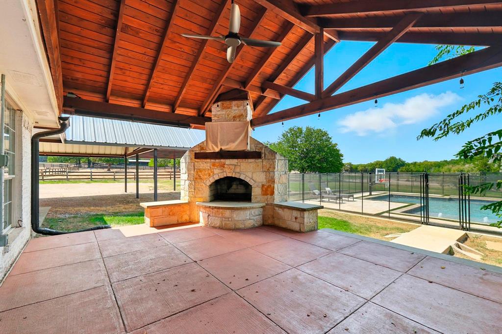 180 East Harpole Road Argyle, TX 76226 - Photo 30 of 38 a view of swimming pool with lounge chair