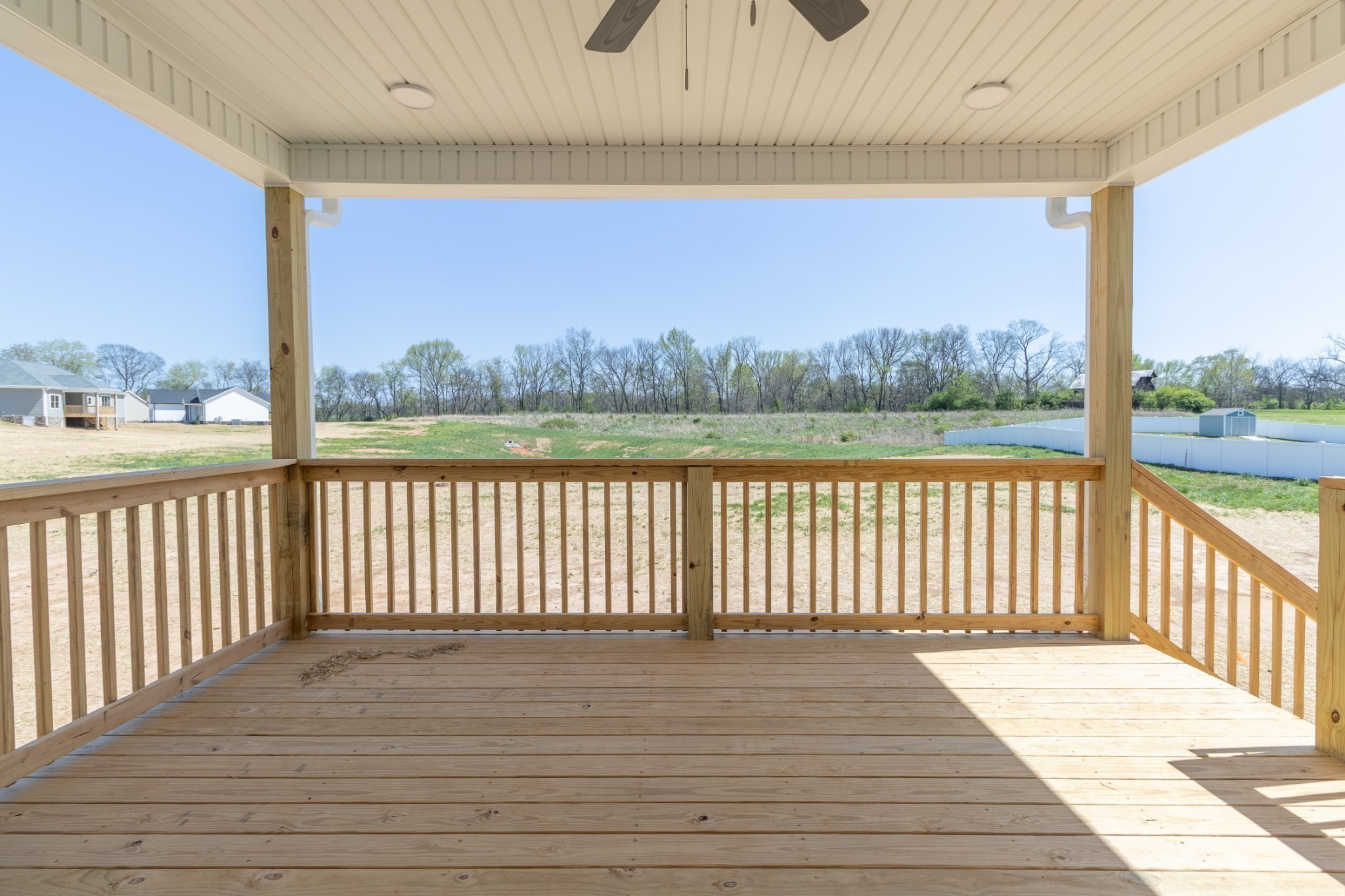2060 Beverly Court Springfield, TN 37172 - Photo 32 of 33 a view of a balcony with wooden floor & fence