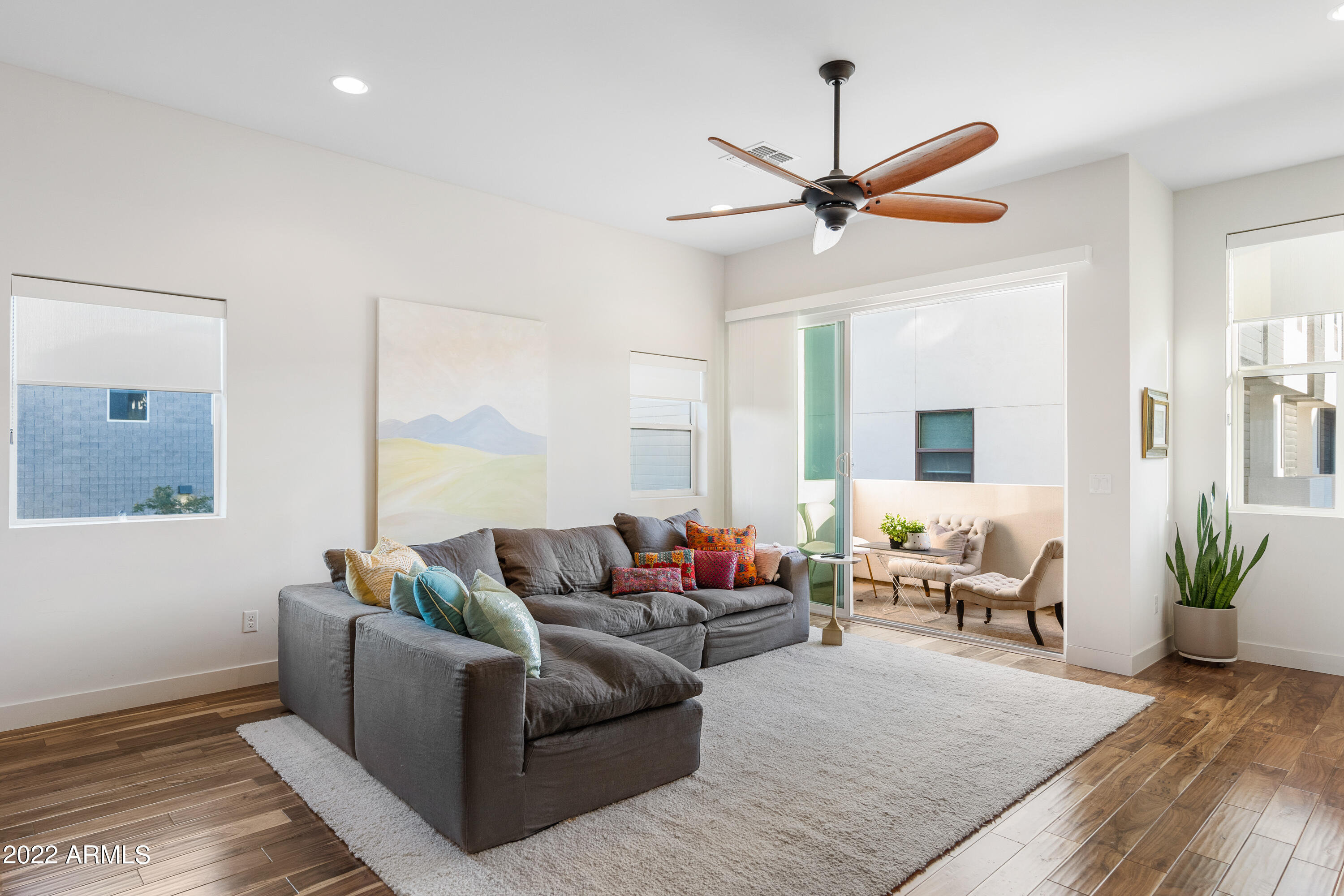 325 East Coronado Road, Unit 9 Phoenix, AZ 85004 - Photo 3 of 43 living room & balcony
