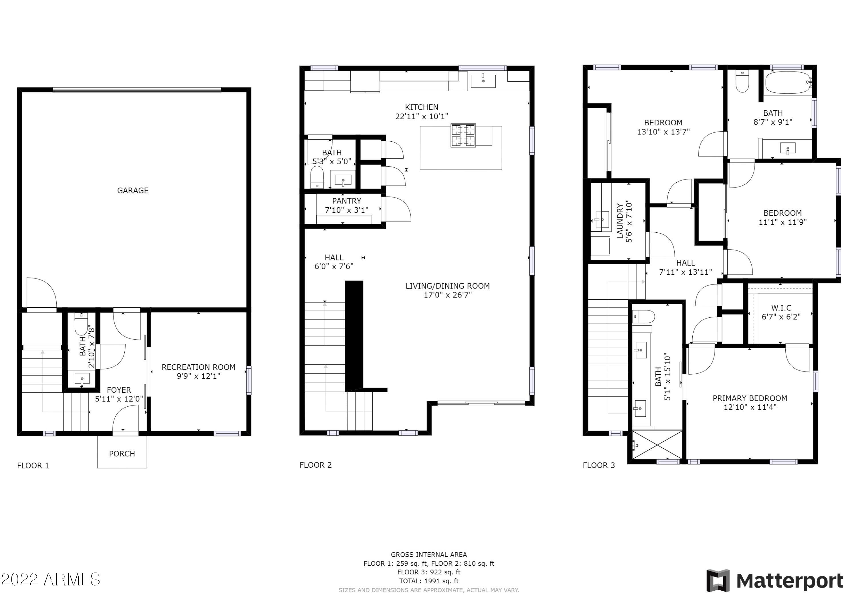 325 East Coronado Road, Unit 9 Phoenix, AZ 85004 - Photo 43 of 43 325 E. Coronado #9 Floorplan A JPEG
