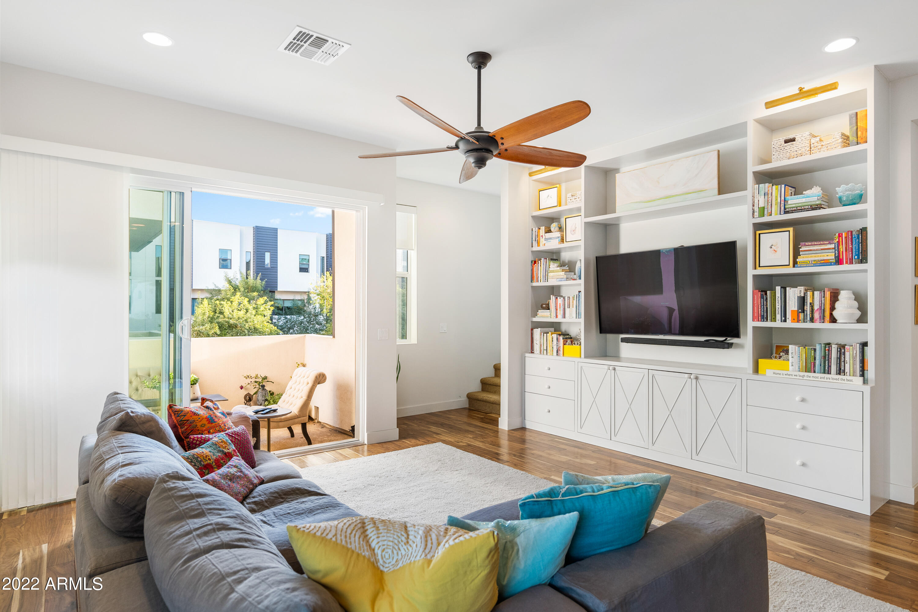 325 East Coronado Road, Unit 9 Phoenix, AZ 85004 - Photo 5 of 43 living room & balcony