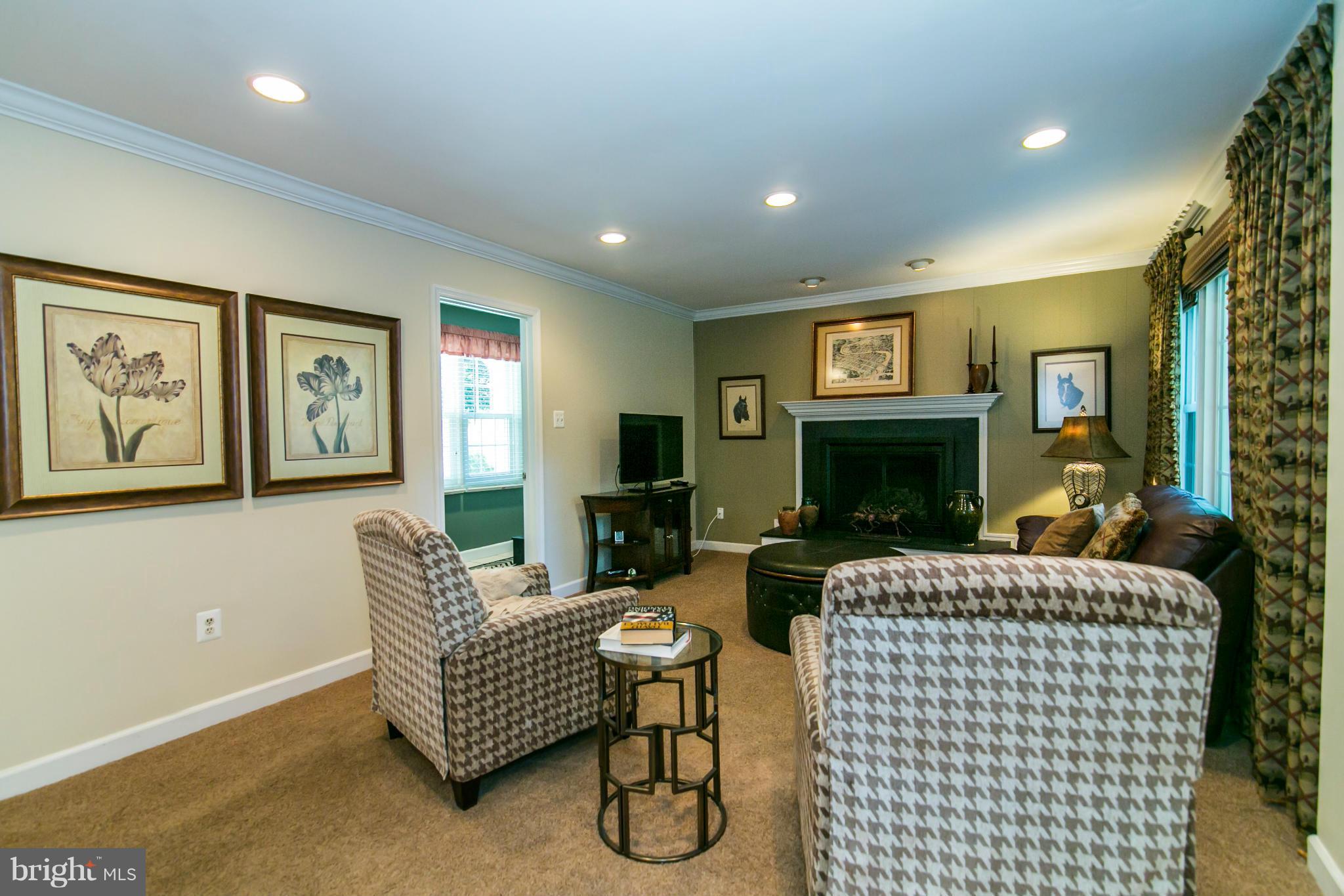 12003 Trotter Lane Reston, VA 20191 - Photo 12 of 30 The family room has a ventless gas fireplace.