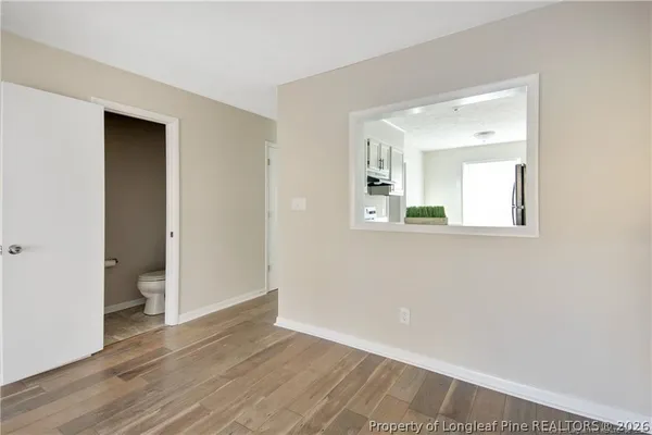 wooden floor in a room