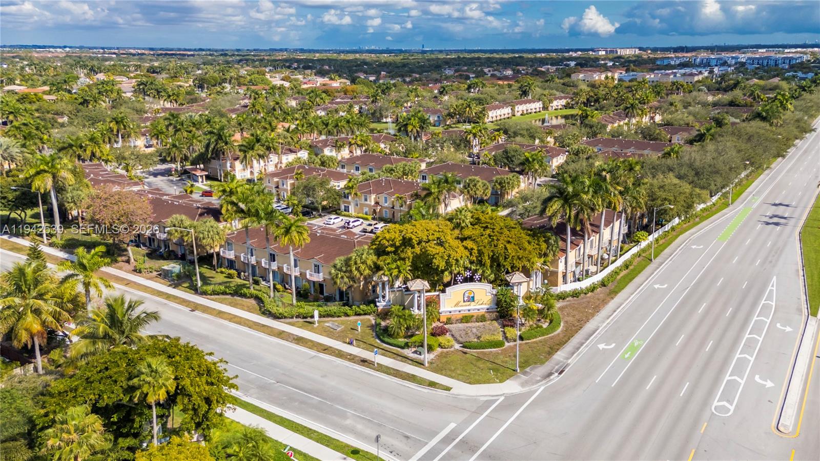 3186 Southwest 129th Terrace, Unit 113 Miramar, FL 33027 - Photo 23 of 29 a view of swimming pool from a balcony