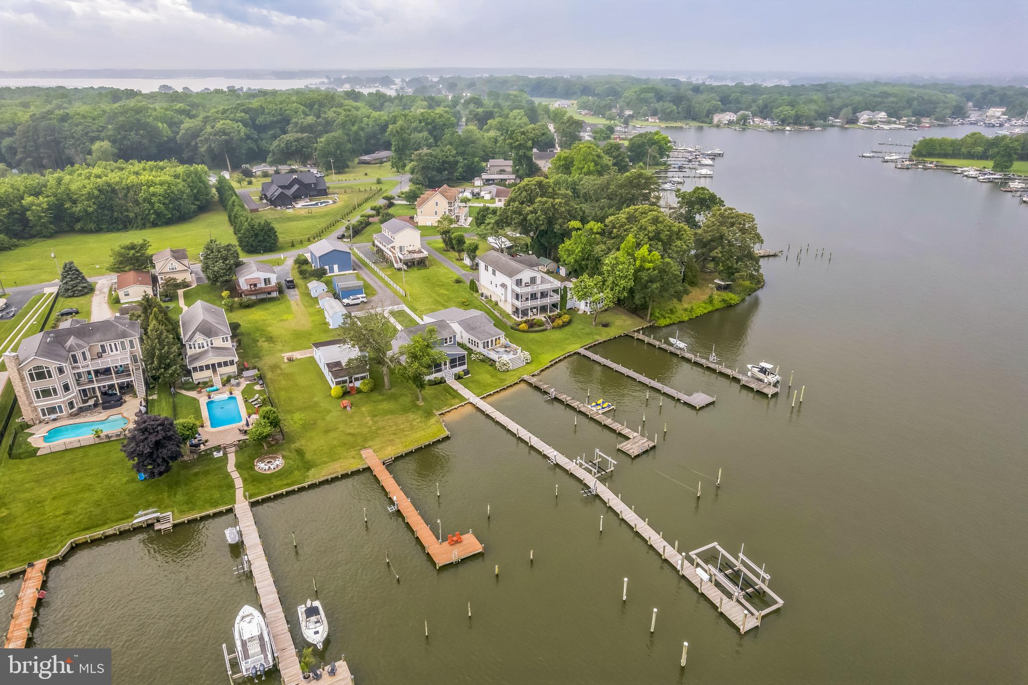 4012 Chestnut Road Baltimore, MD 21220 - Photo 19 of 58 an aerial view of residential house with outdoor space and lake view