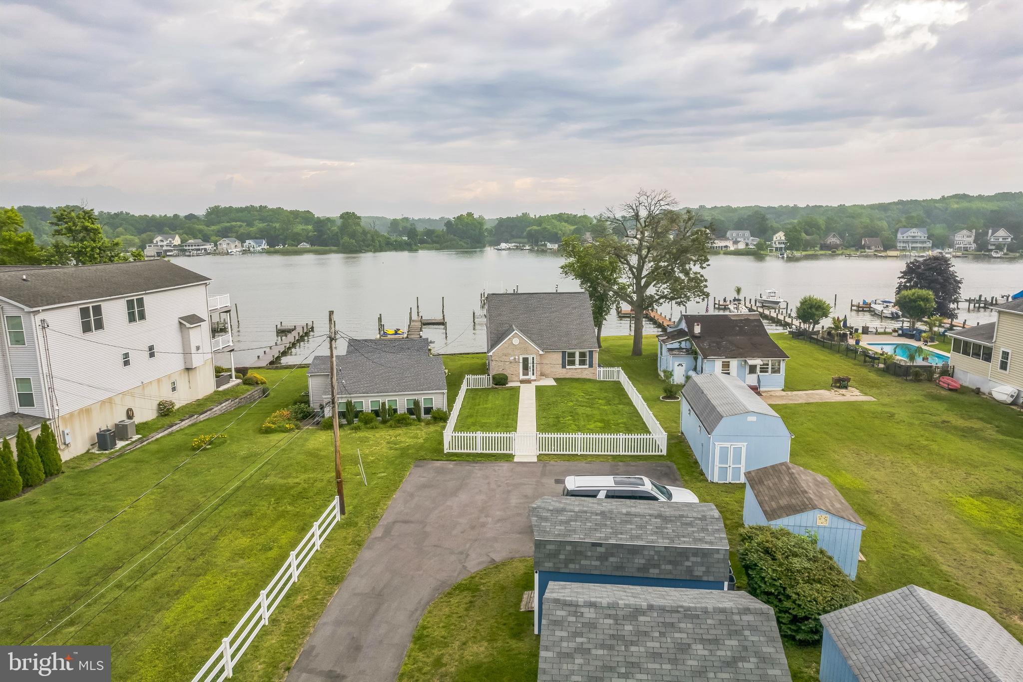 4012 Chestnut Road Baltimore, MD 21220 - Photo 22 of 58 an aerial view of a house with big yard