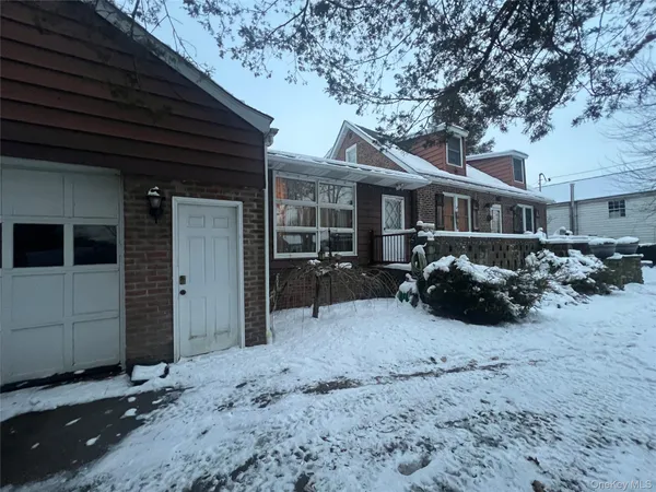 a view of a house with a patio