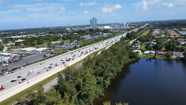 a city view with a city skyline in the background