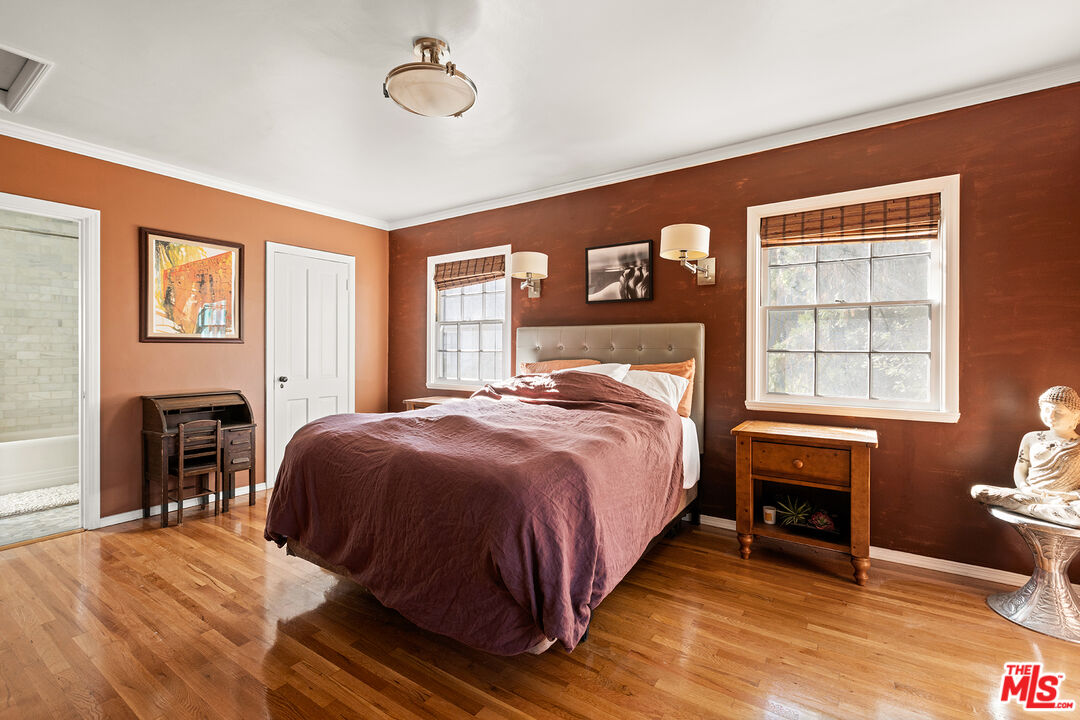 2186 San Pasqual Street Pasadena, CA 91107 - Photo 13 of 29 a bedroom with a bed and a dresser next to a window