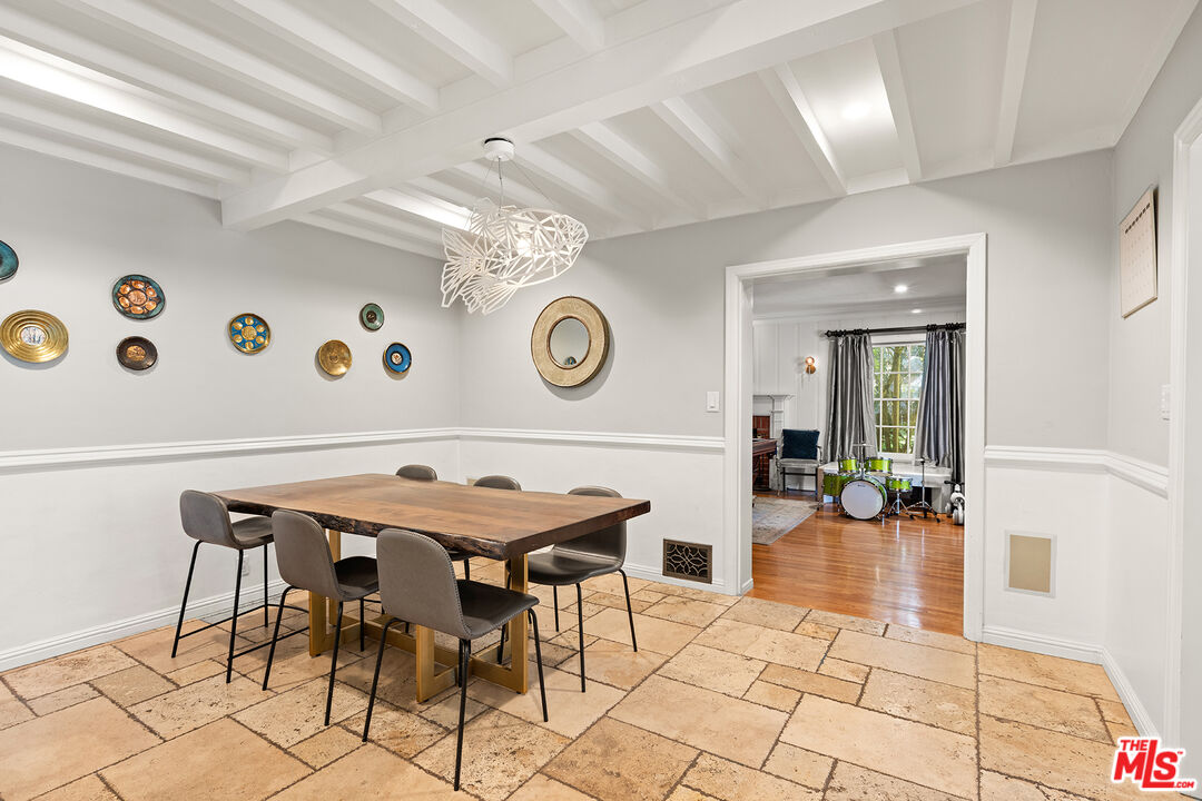 2186 San Pasqual Street Pasadena, CA 91107 - Photo 7 of 29 a view of a dining room with furniture and chandelier