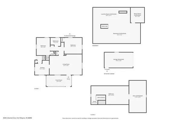 $1,450 | 4545 Calumet Avenue, Fort Wayne, IN 46806