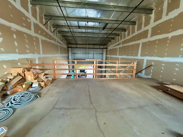 a view of storage and utility room