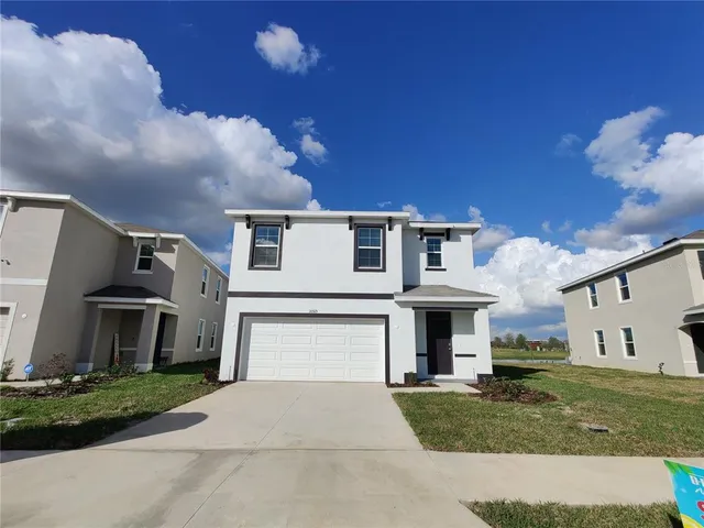 a front view of house with yard
