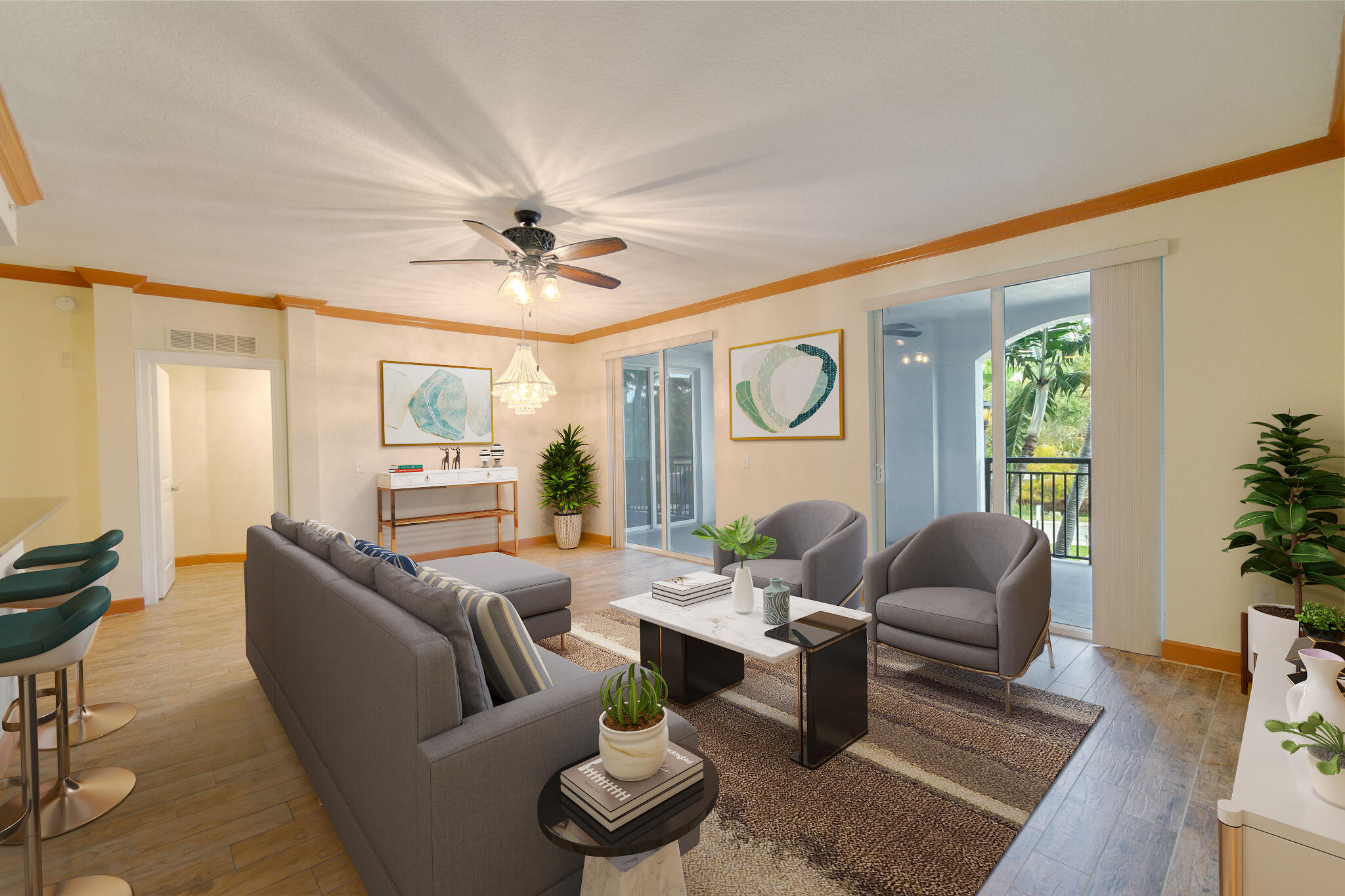 1690 Renaissance Commons Boulevard, Unit 1201 Boynton Beach, FL 33426 - Photo 5 of 30 Virtual Staging