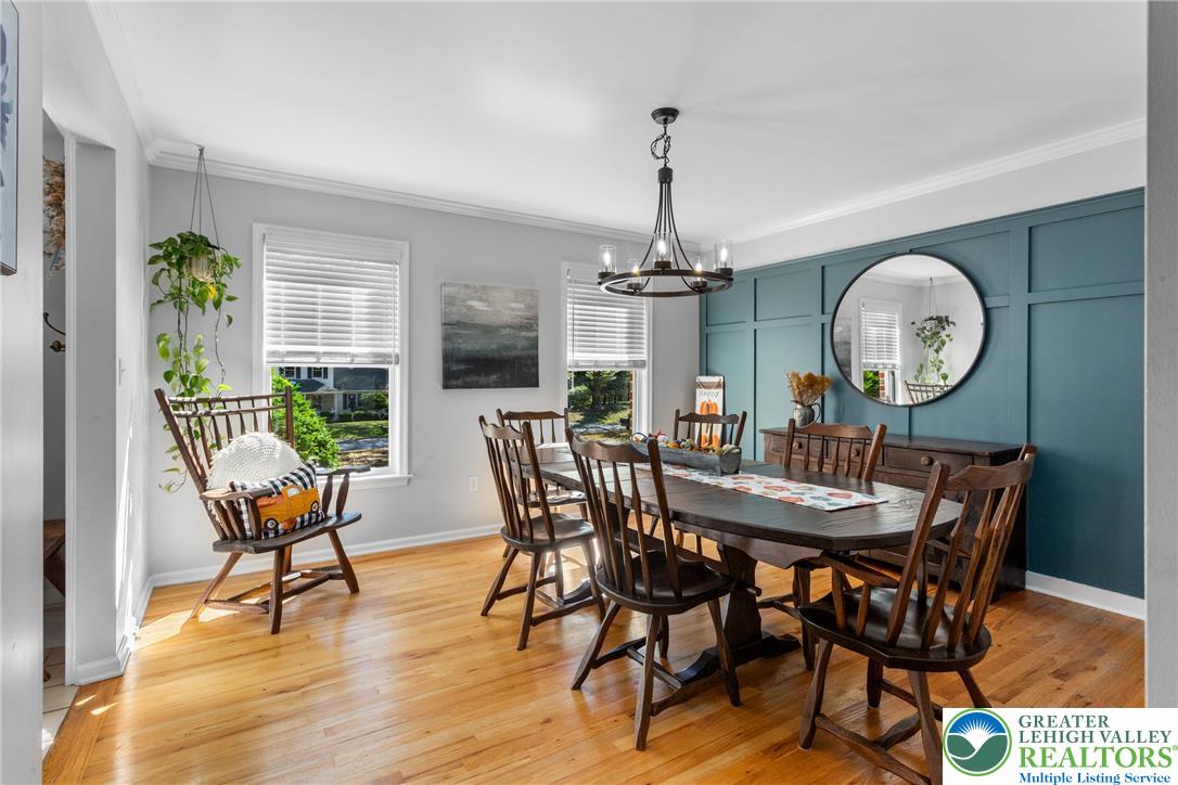 569 Pine Tree Drive Nazareth, PA 18064 - Photo 5 of 29 a view of a dining room with furniture window and wooden floor