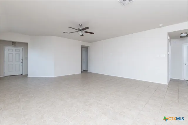 a view of an empty room