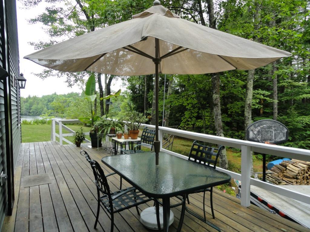 102 Lone Pine Road North Waterboro, ME 04061 - Photo 14 of 31 Deck View To the Lake