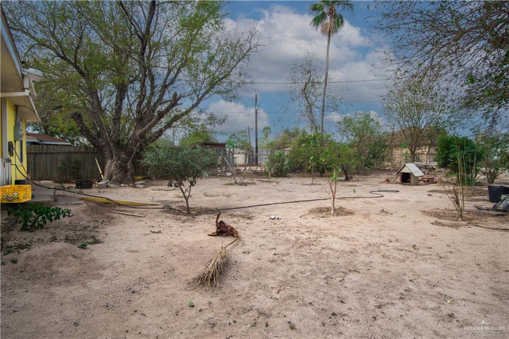 2302 Paris Street Mission, TX 78574 - Photo 19 of 25 a view of a yard with a tree