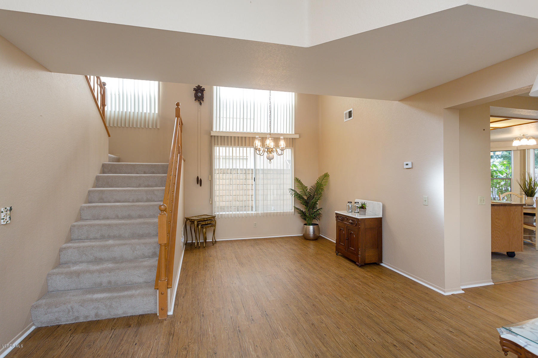 75 Valley Crest Road Simi Valley, CA 93065 - Photo 8 of 33 a view of entryway with wooden floor and stairs