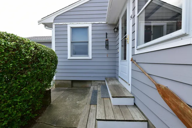a view of outdoor space and deck